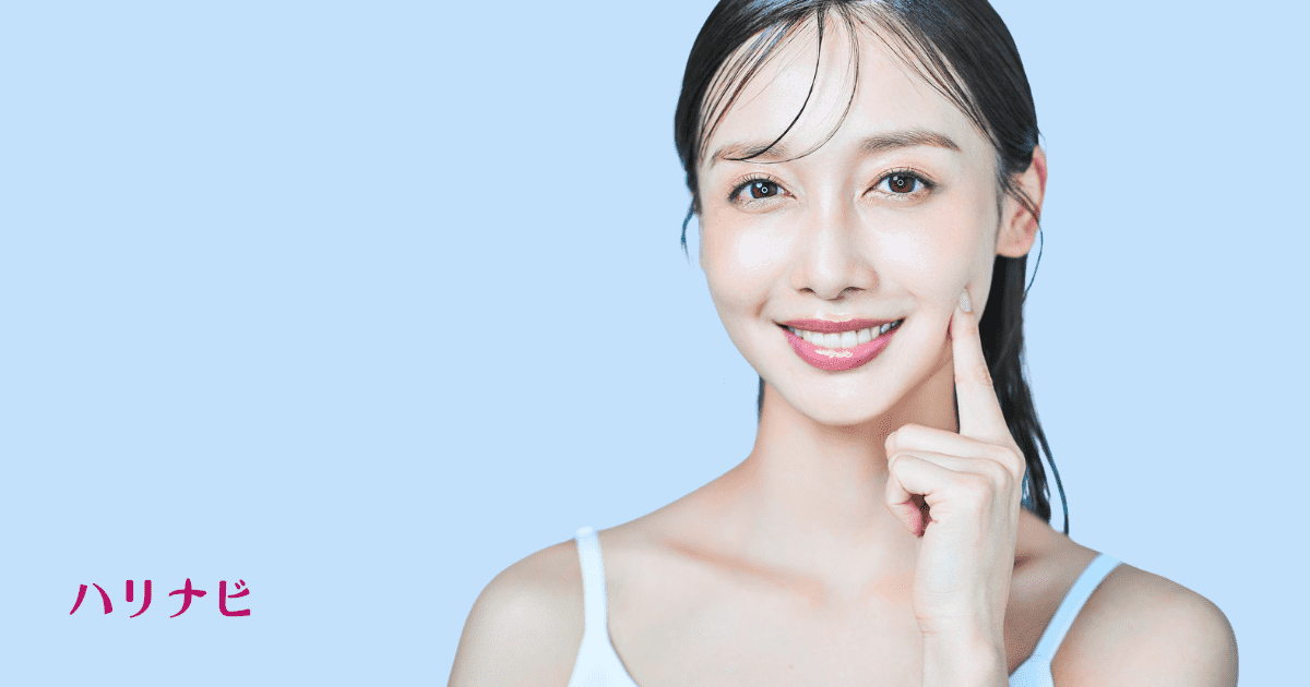 小顔になった女性