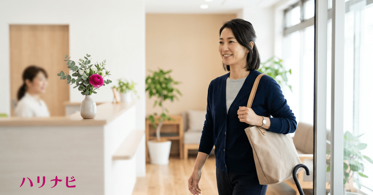 週1回のペースで不妊鍼灸に通い体づくりを続けている女性のイメージ