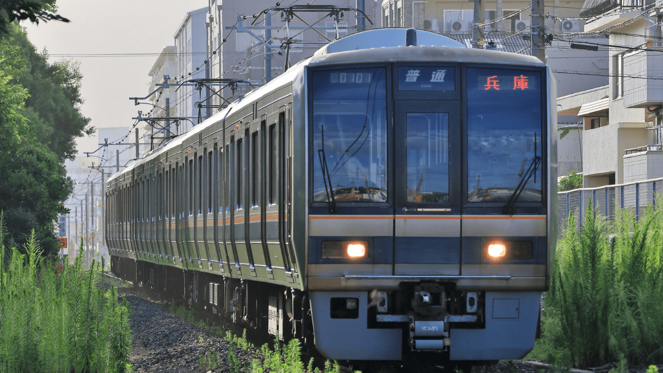 神戸に走っている電車