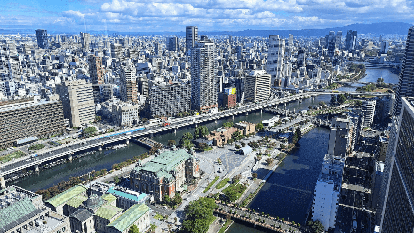 大阪の街並み